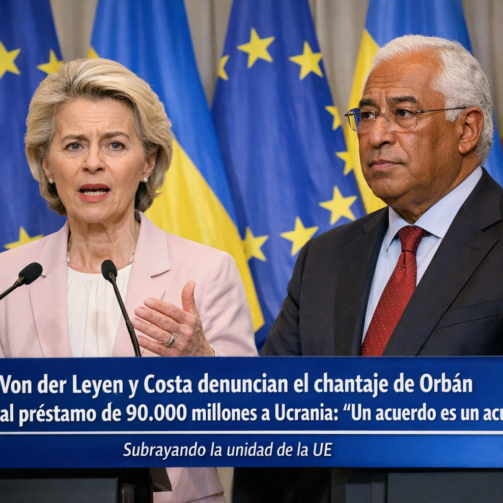 Las 5 Impactantes Declaraciones de Von der Leyen y Costa sobre el Chantaje de Orbán al Préstamo a Ucrania Von der Leyen