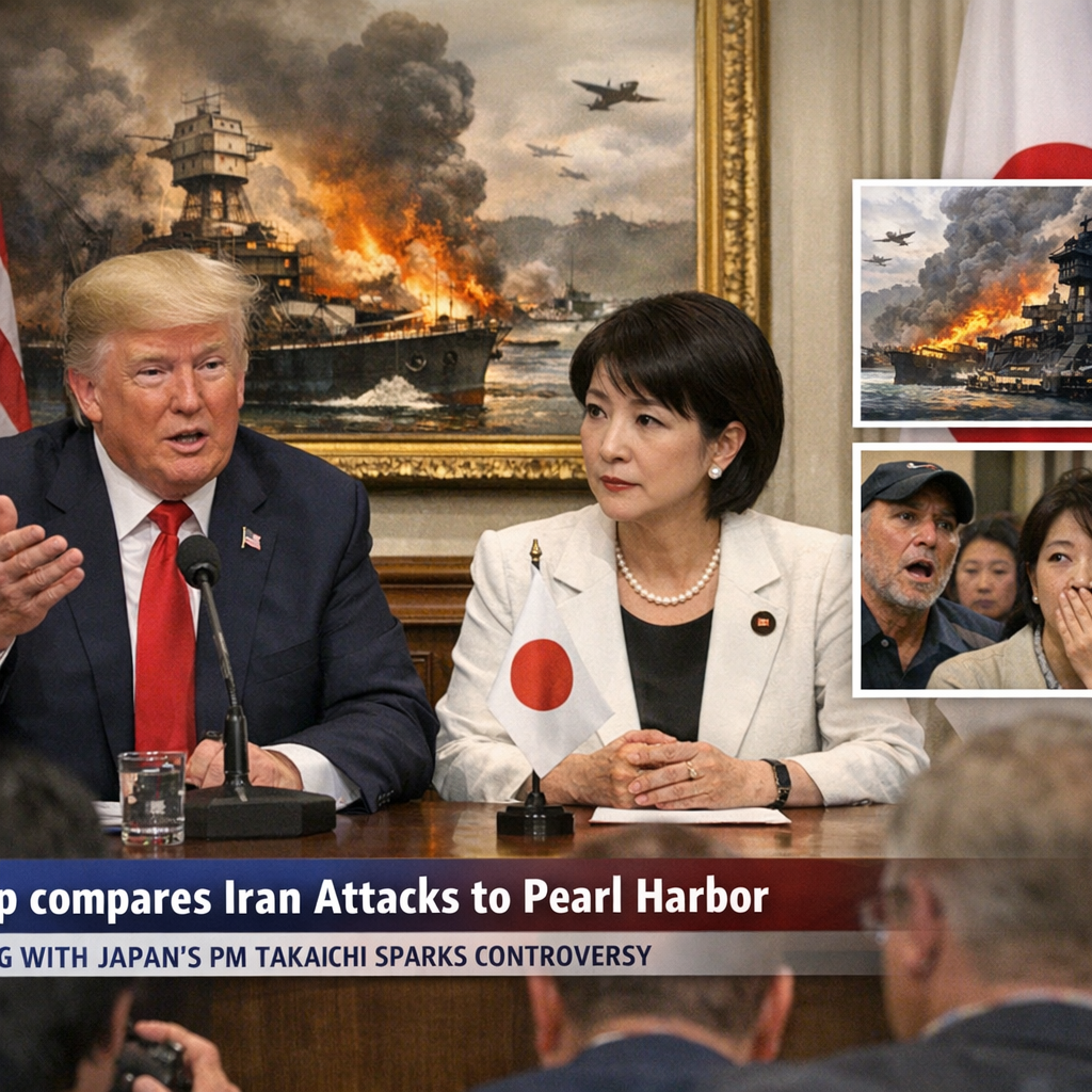 5 Impactantes Declaraciones de Trump Comparando Pearl Harbor con los Ataques a Irán Pearl Harbor