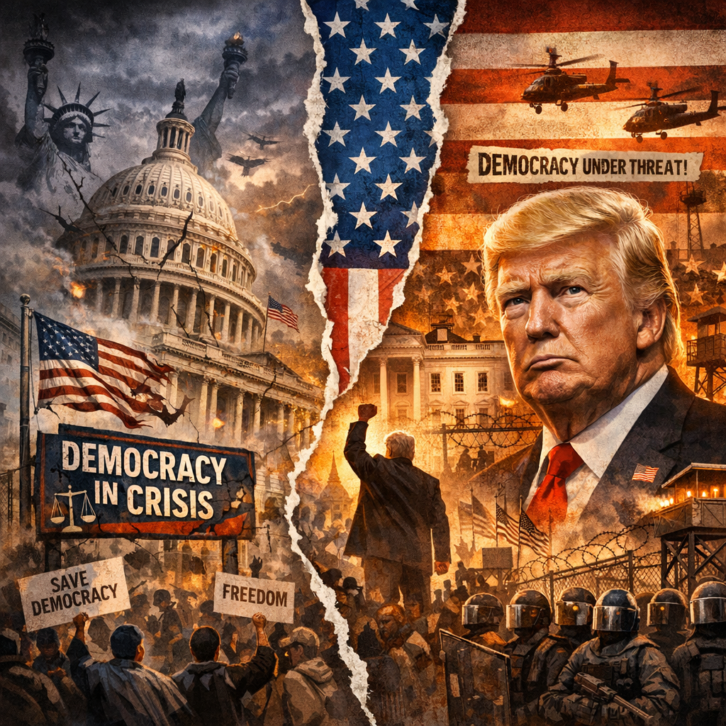 Democracia en Estados Unidos: 6 datos impactantes que evidencian su deriva hacia la autocracia bajo Trump democracia en Estados Unidos