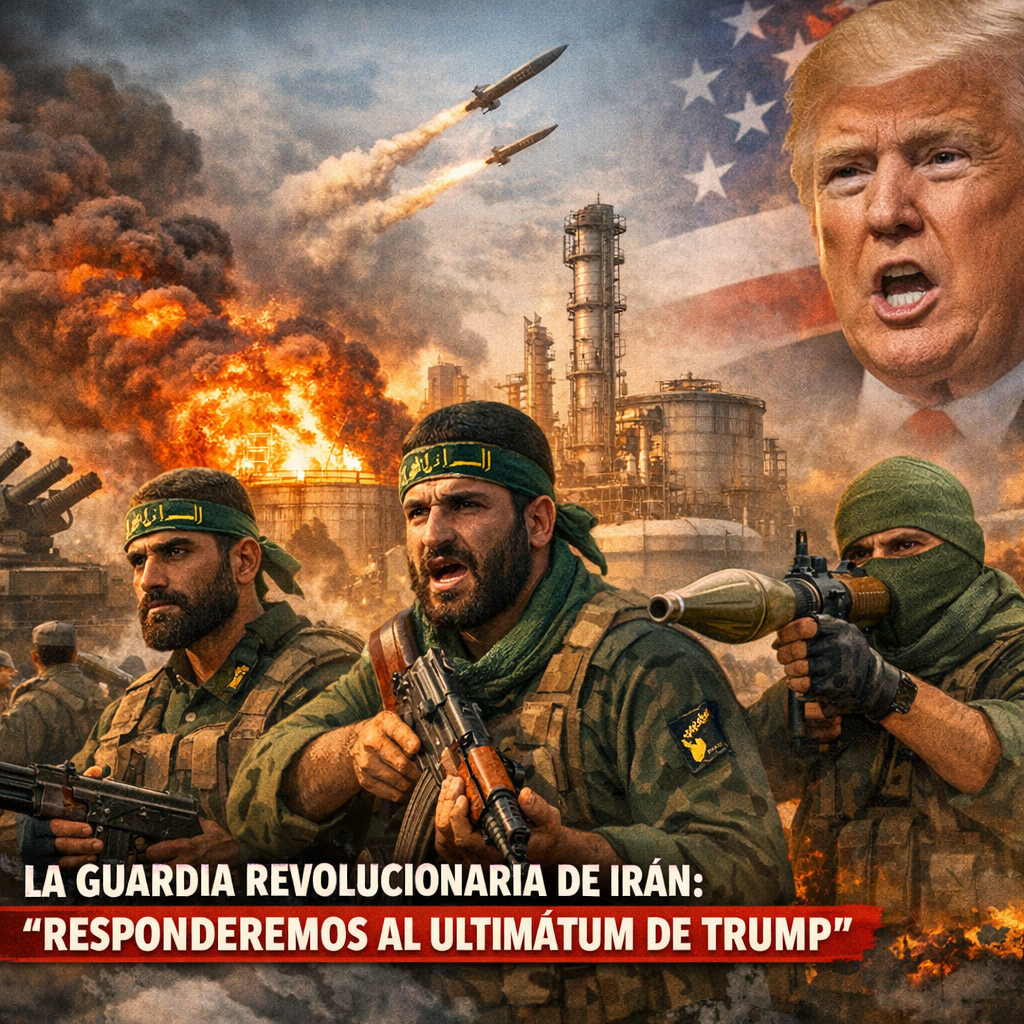 8 Impactantes Consecuencias del Ultimátum de Trump según la Guardia Revolucionaria de Irán Guardia Revolucionaria
