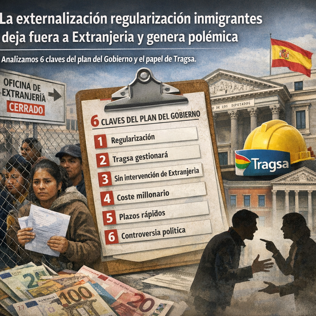 Externalización regularización inmigrantes: 6 claves esenciales que sacuden el sistema de Extranjería regularización inmigrantes