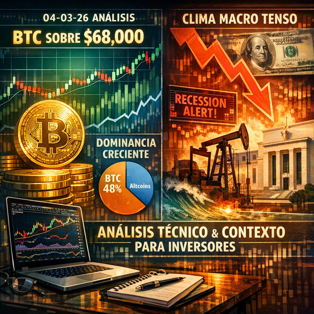 Bitcoin mercado cripto análisis 04-03-26: tendencias, datos y perspectivas análisis 04-03-26