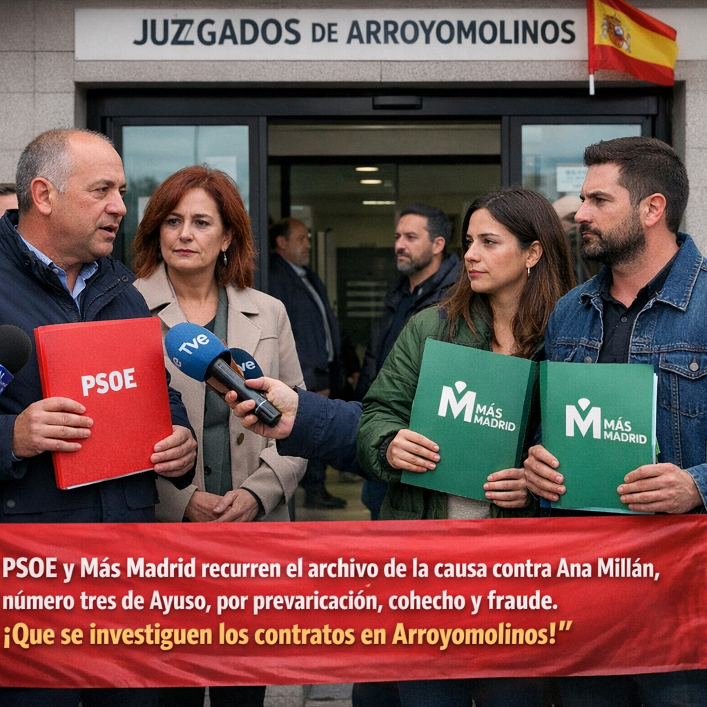 PSOE y Más Madrid recurren el archivo de la causa contra Ana Millán: 5 claves esenciales sobre la presunta prevaricación PSOE