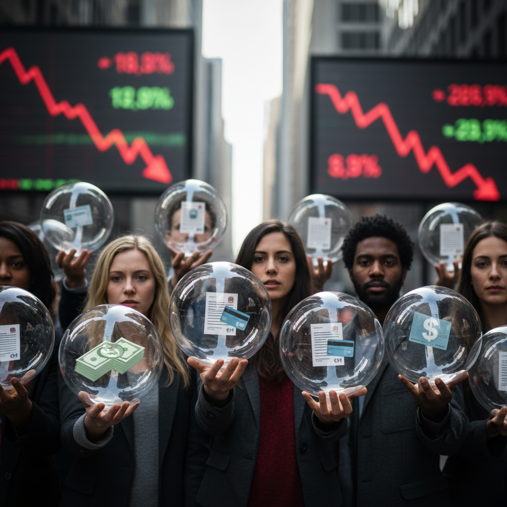 La burbuja del crédito para todos podría estallar pronto La burbuja del crédito para todos podría estallar pronto