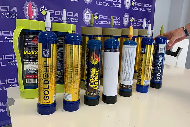 Alarma juvenil: el gas de la risa deja secuelas irreversibles en España