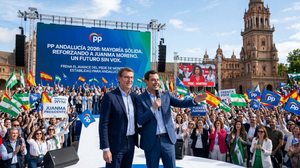 Feijóo estrategia PP Andalucía 2026