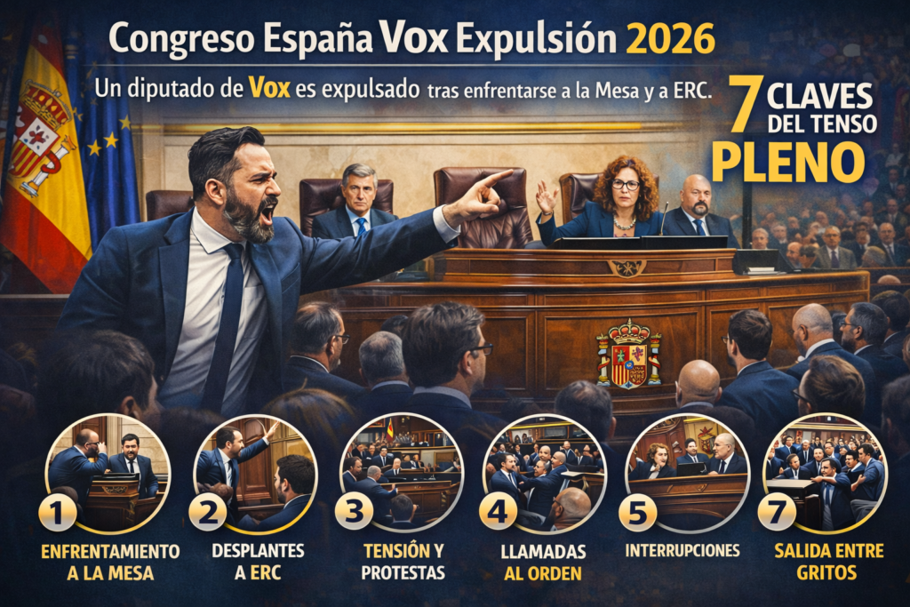 Congreso España Vox expulsión 2026