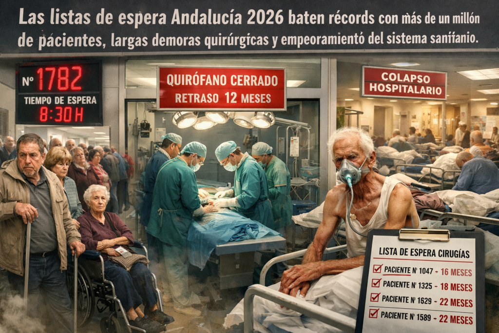 Listas de espera Andalucía 2026