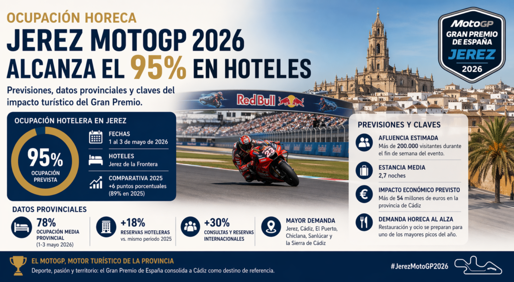 Ocupación Horeca Jerez MotoGP 2026