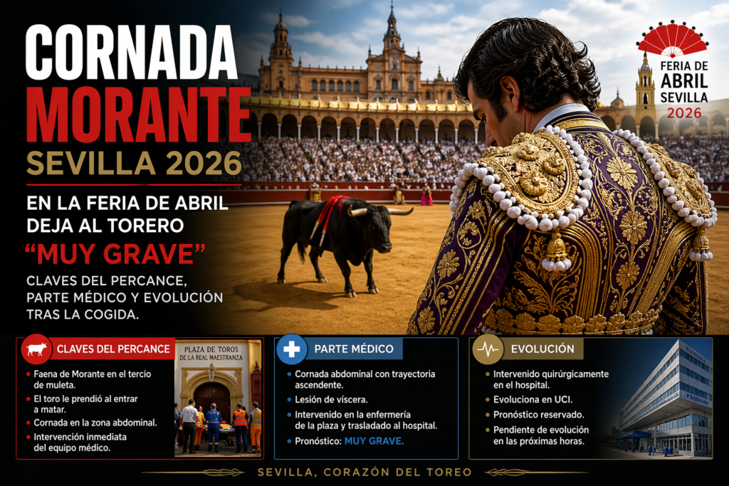 Cornada Morante Sevilla 2026