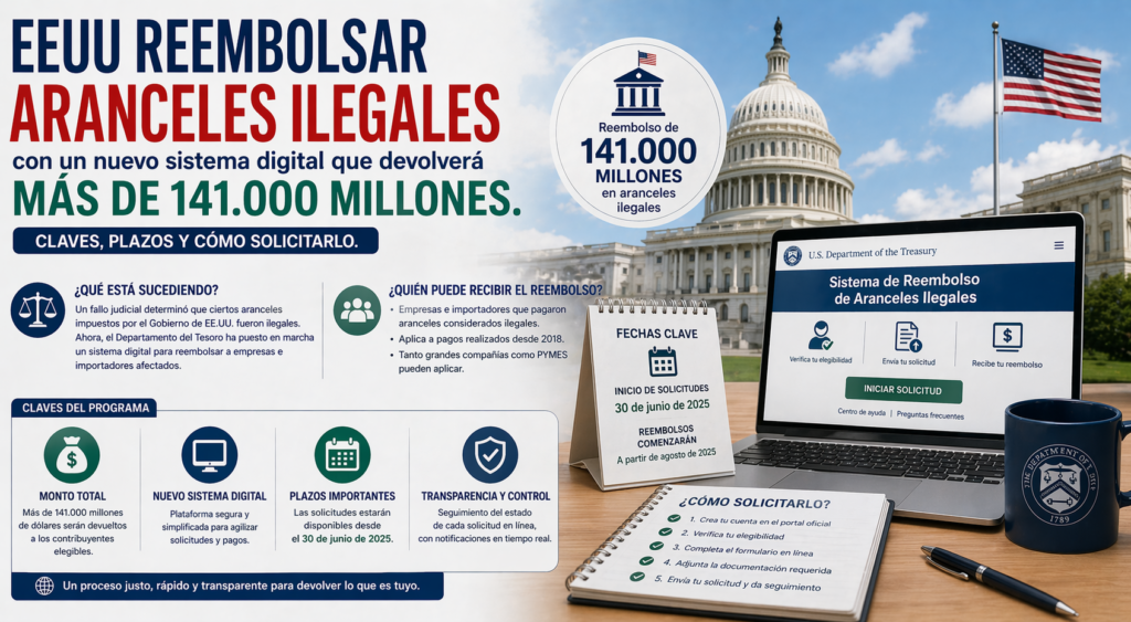 EEUU reembolsar aranceles ilegales