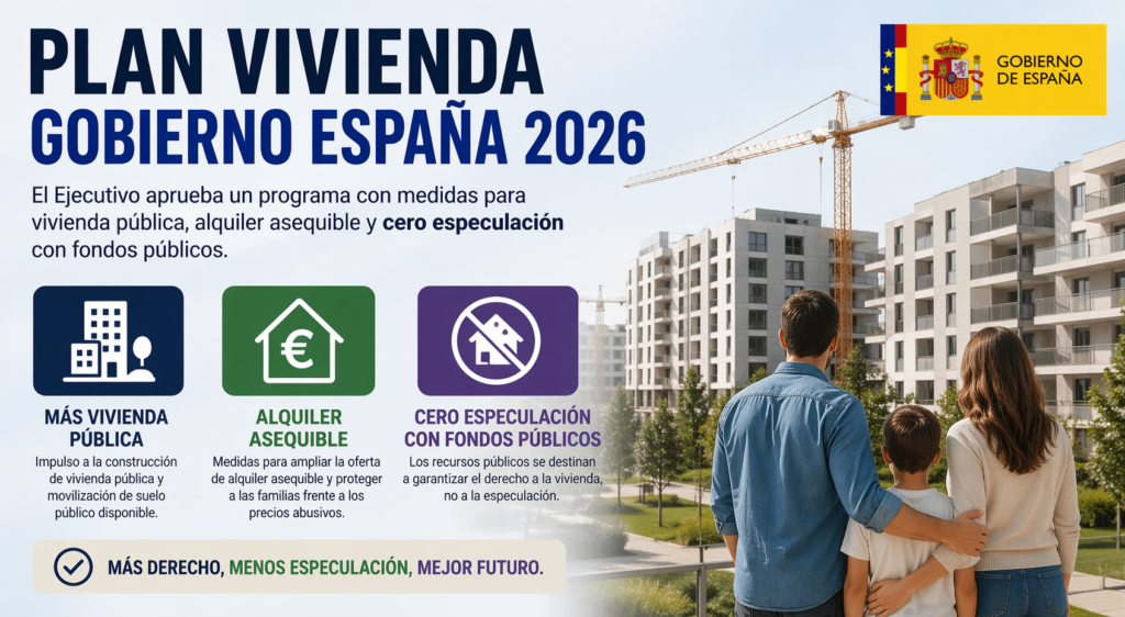 Plan Vivienda Gobierno España 2026