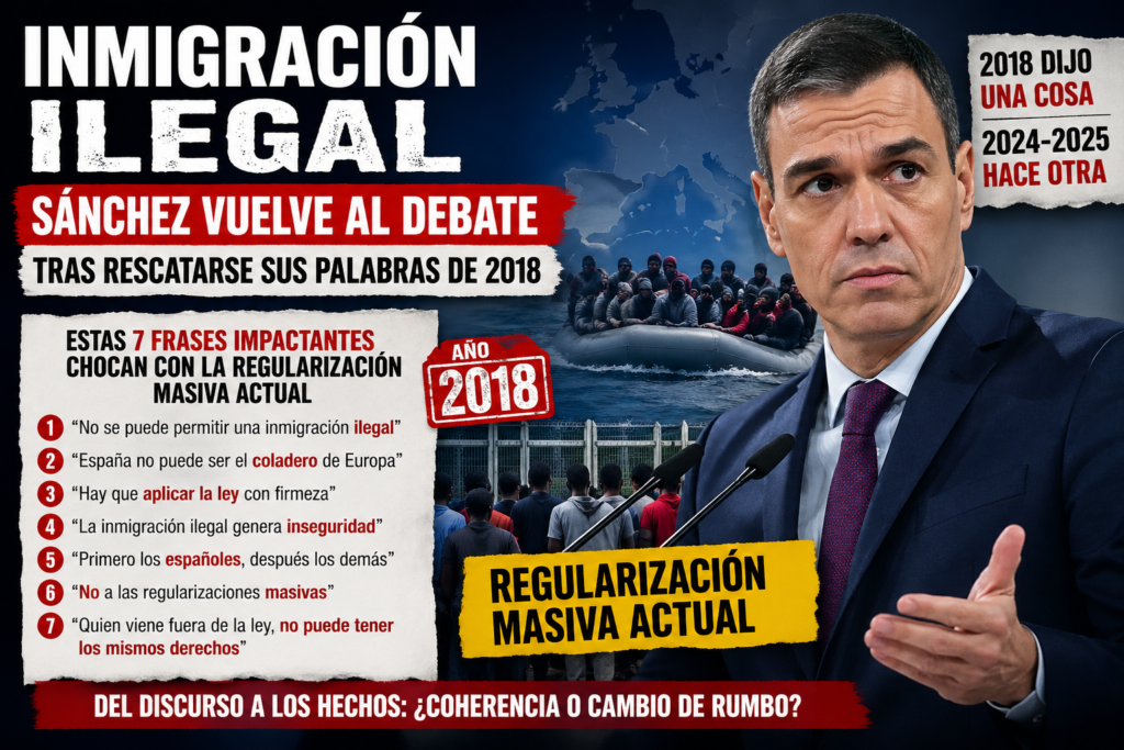 Inmigración ilegal Sánchez