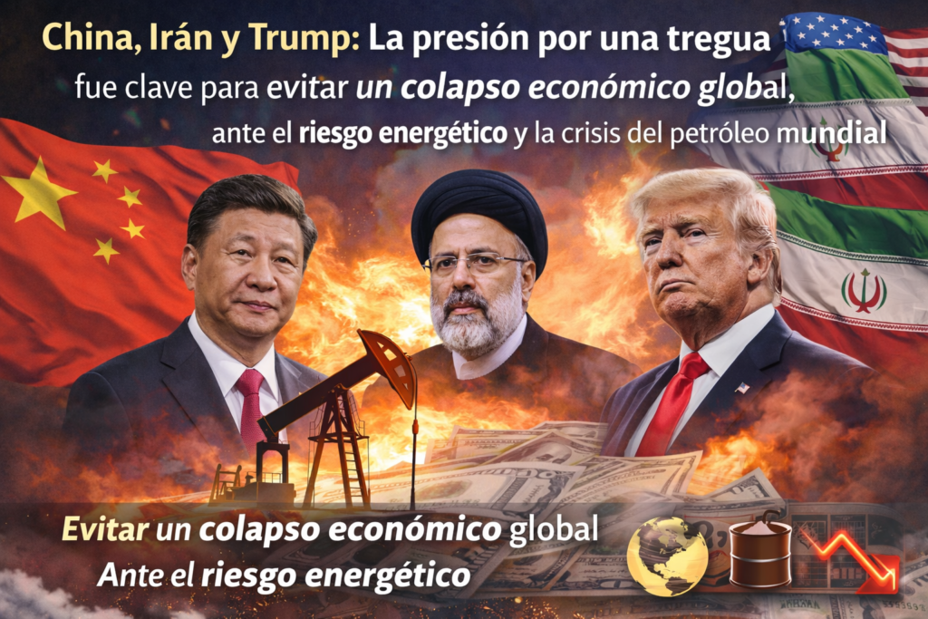China presión tregua Irán Trump