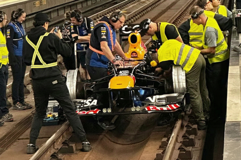 Red Bull “invade” el Metro de Madrid: la F1 ya toma la ciudad