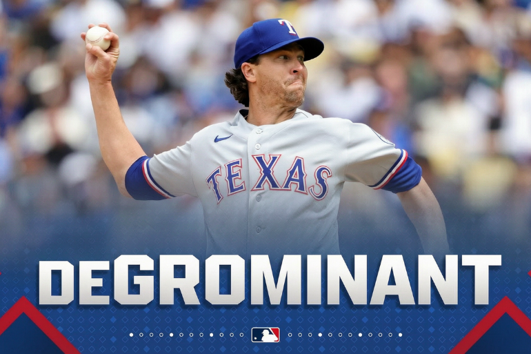deGrom rescata a Rangers y expone a Dodgers