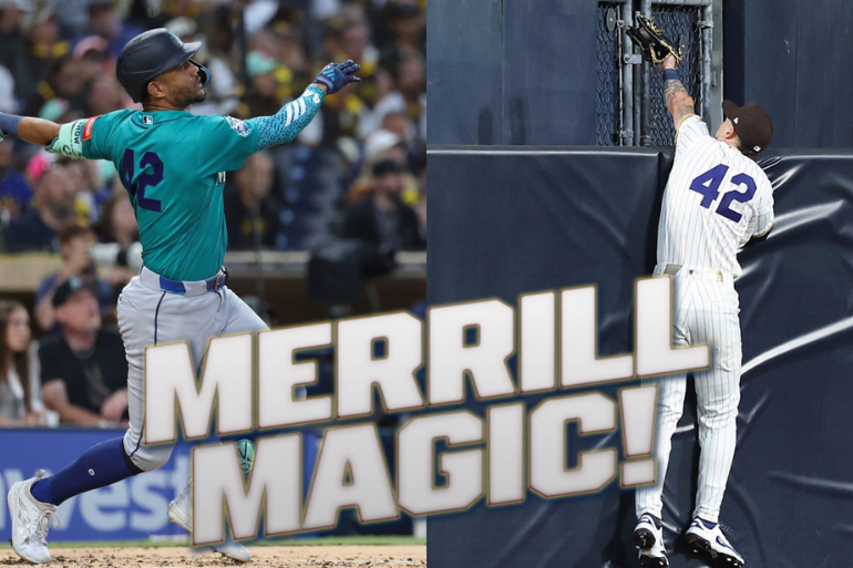 Merrill humilla a J-Rod con un robo de jonrón espectacular