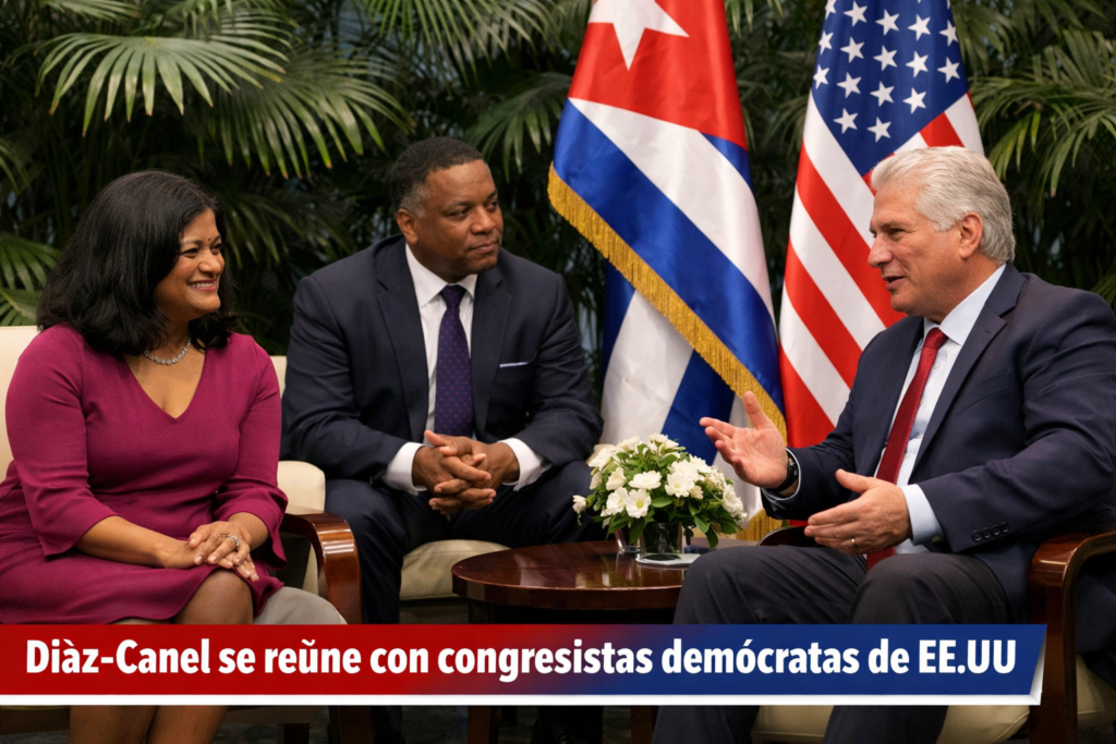 Díaz-Canel congresistas EEUU diálogo: 5 claves decisivas del histórico acercamiento en La Habana Díaz-Canel