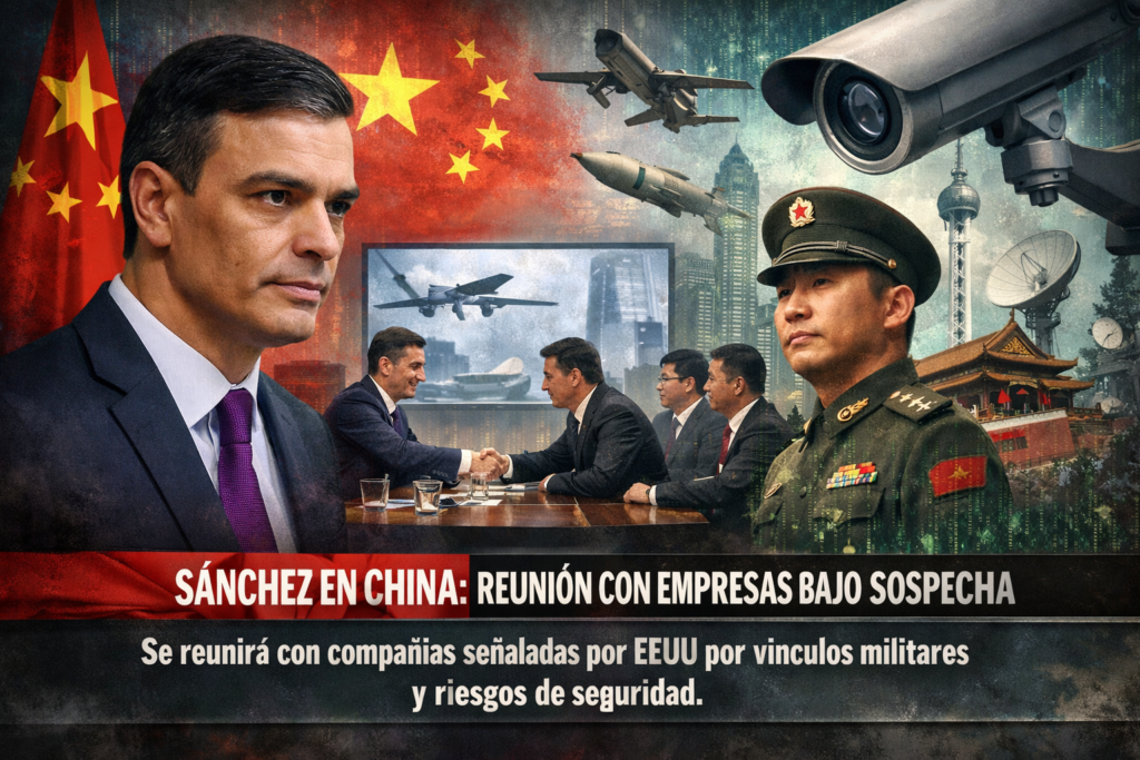 Sánchez China empresas espionaje: 6 datos impactantes sobre las reuniones que inquietan a EEUU Sánchez China empresas espionaje