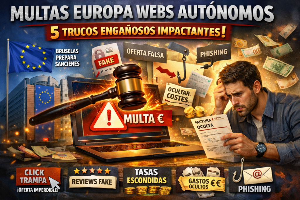Multas Europa webs autónomos
