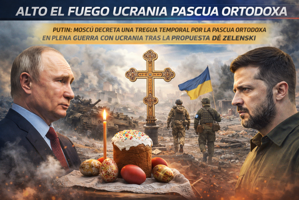 Alto el fuego Ucrania Pascua ortodoxa Putin