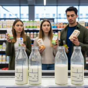Cae el consumo de leche en España por salud y tendencias Cae el consumo de leche en España por salud y tendencias