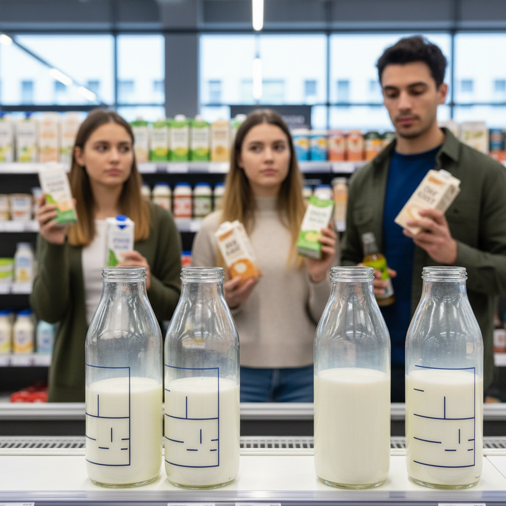 Cae el consumo de leche en España por salud y tendencias Cae el consumo de leche en España por salud y tendencias