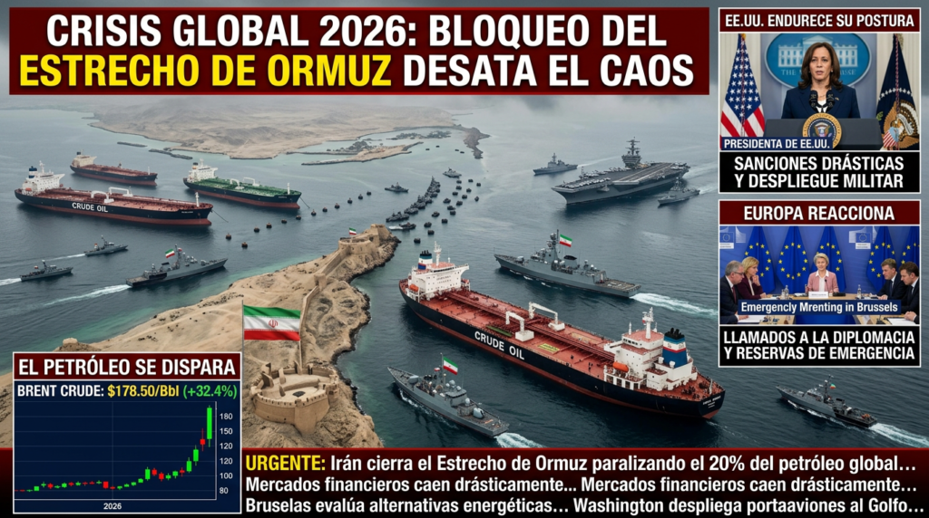 bloqueo del estrecho de Ormuz