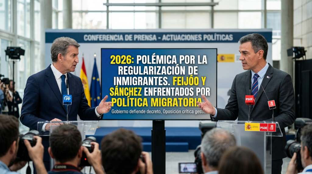 Feijóo Sánchez regularización inmigrantes