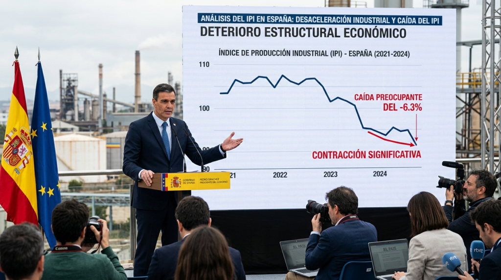 desaceleración industrial