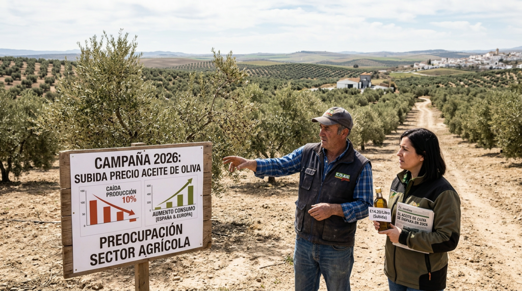 subida del precio del aceite de oliva 2026