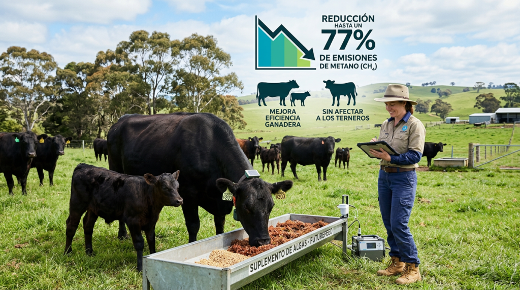 Suplemento de algas en vacas Angus