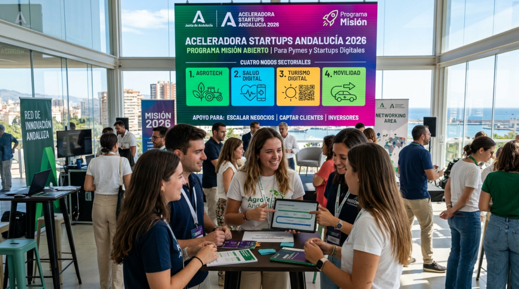 Aceleradora startups Andalucía 2026