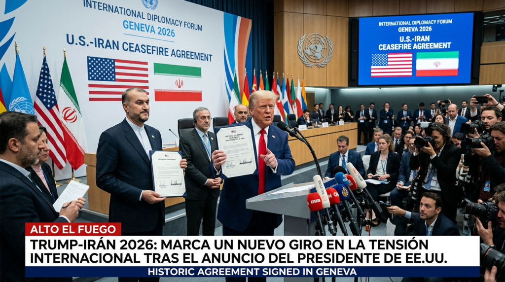 Alto el fuego Trump Irán 2026