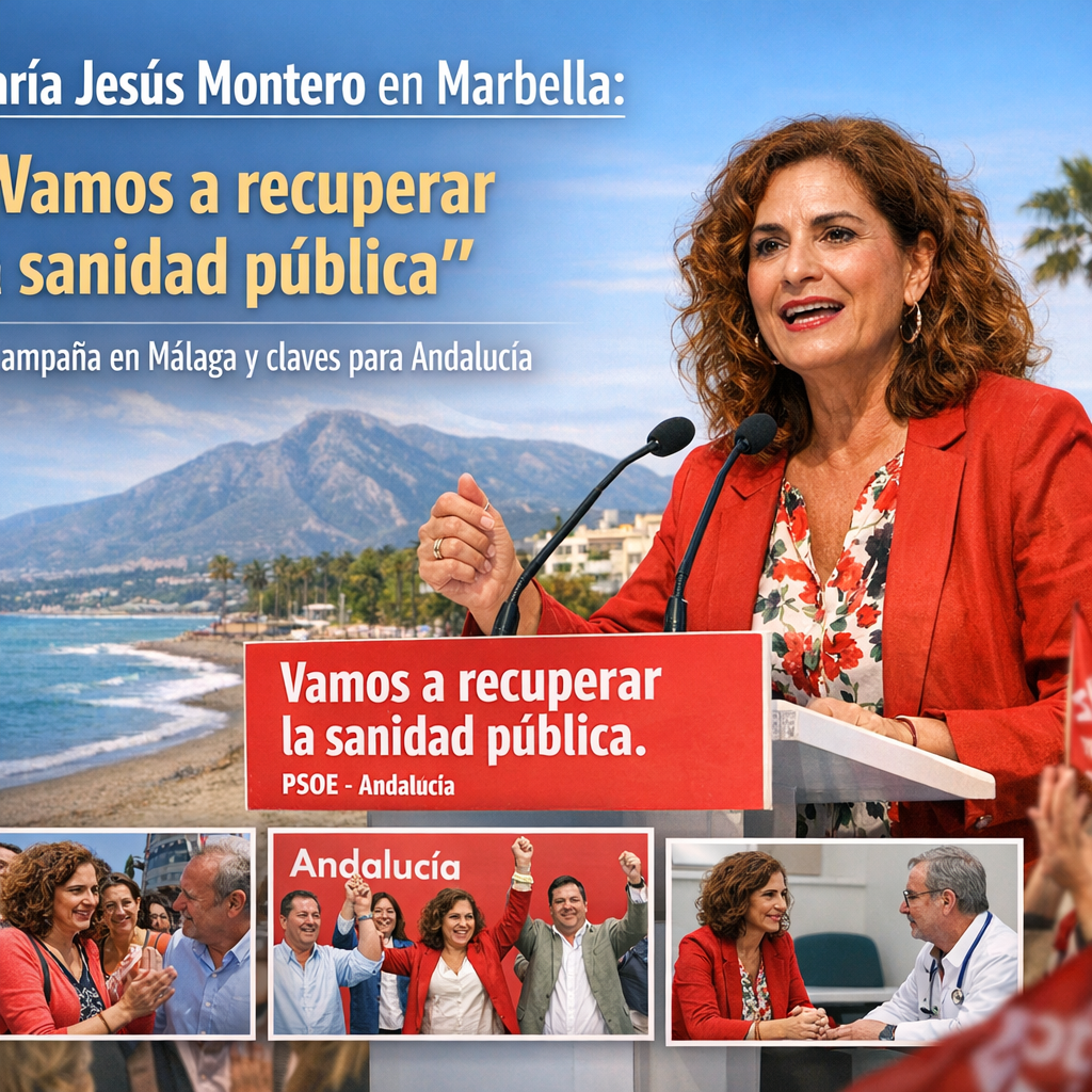 Impactante 2026: María Jesús Montero en Marbella: «Vamos a recuperar la sanidad pública» | Análisis en 5 claves decisivas recuperar la sanidad pública
