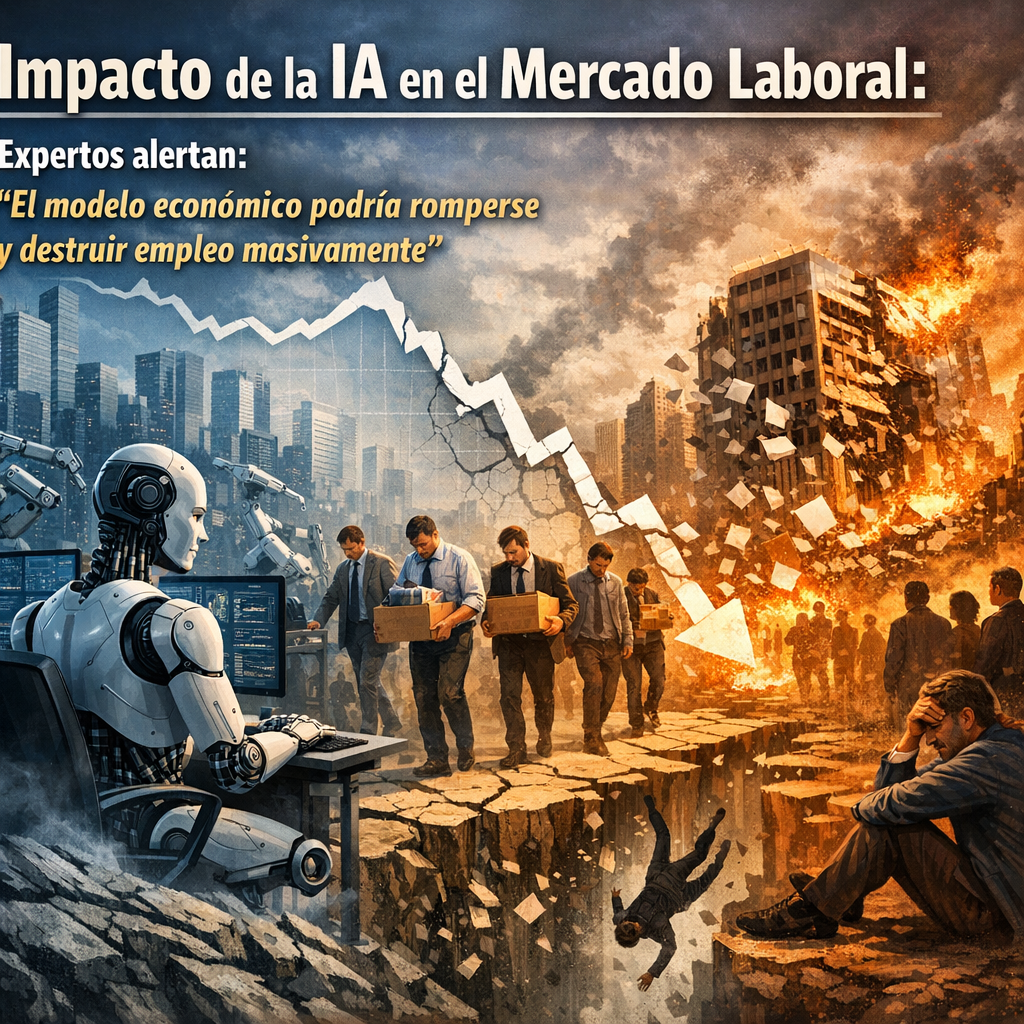 Impacto IA mercado laboral: 5 claves esenciales que alertan de un cambio radical que puede romper el modelo económico impacto IA mercado laboral
