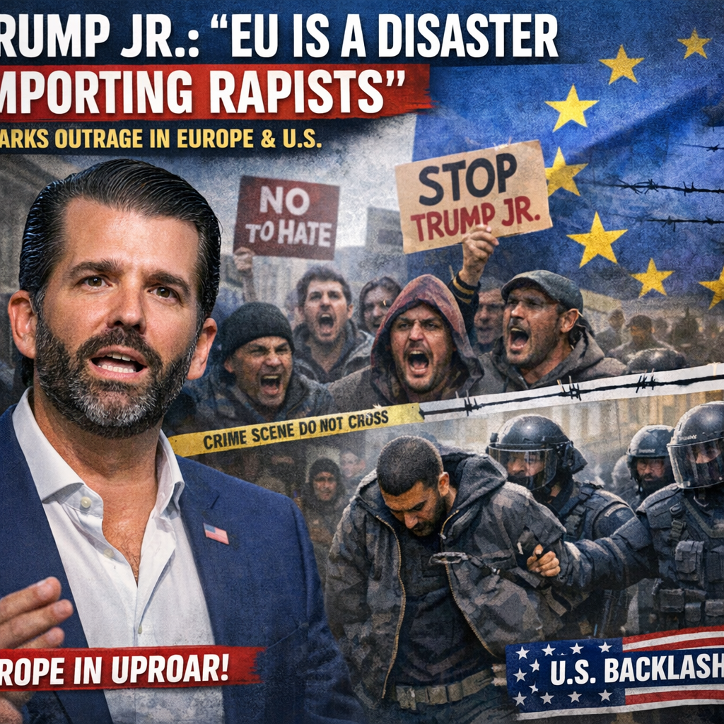 5 Impactantes Declaraciones de Donald Trump Jr. sobre la UE: «Un Desastre que Importa Violadores» Donald Trump Jr