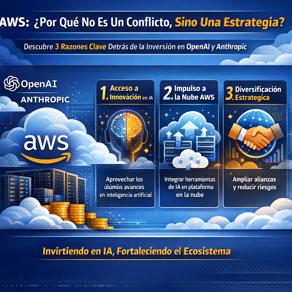 3 Razones Esenciales por las que la Inversión de AWS en OpenAI y Anthropic es un Movimiento Estratégico inversión de AWS