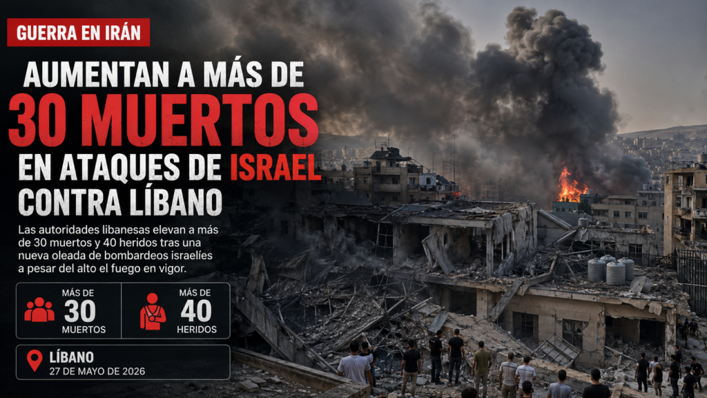 Guerra en Irán: 30 muertos en impactantes ataques de Israel en Líbano en directo 2026 guerra en Irán