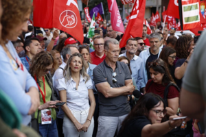 El 1-M se convierte en mitin de Montero y Díaz en Málaga