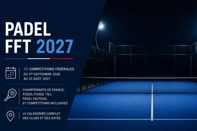 Francia confirma un calendario de pádel récord para 2027 con 45 torneos federales Francia confirma un calendario de pádel récord para 2027 con 45 torneos federales