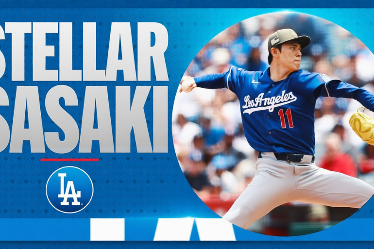 Roki Sasaki explota en MLB y Dodgers encuentran su nueva arma japonesa