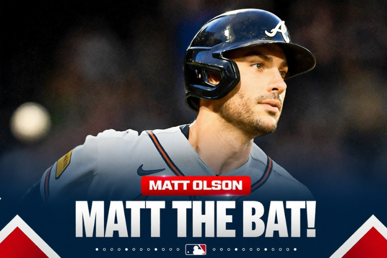 Olson rompe las dudas y Harris brilla en la victoria de los Bravos en Boston