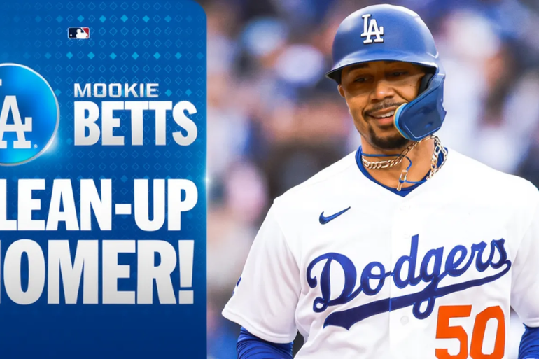Mookie Betts responde con dos jonrones tras un cambio histórico en el lineup de los Dodgers