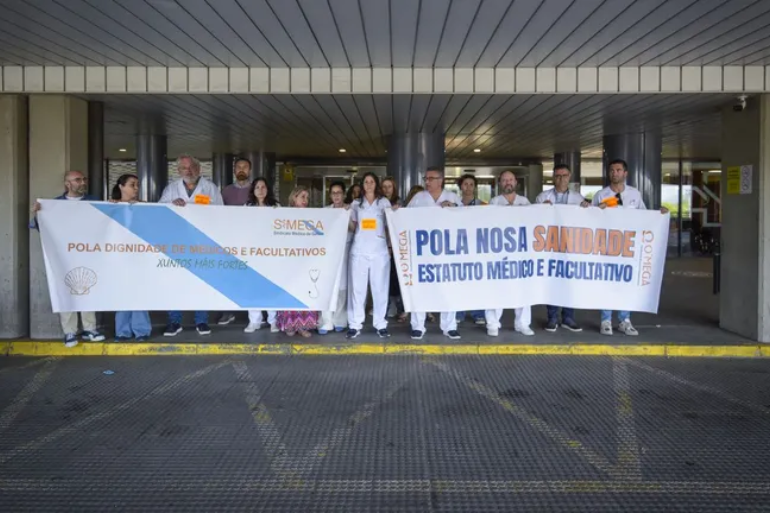 Crisis sanitaria en Galicia: miles de consultas y cirugías suspendidas por la huelga médica
