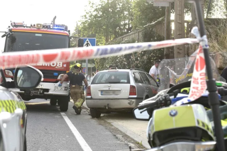 Impacto en Sanxenxo: muere una madre atropellada con su hija en brazos