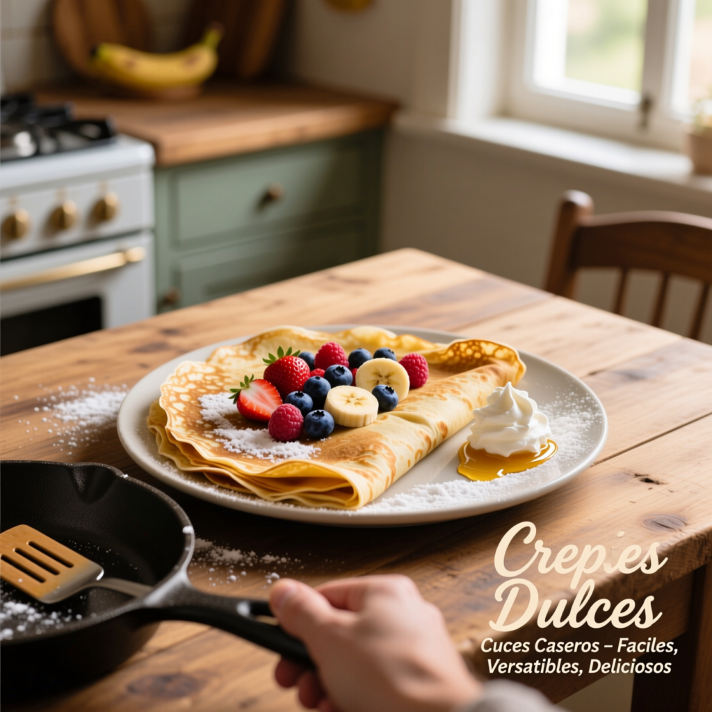 Crepes dulces con fruta: 7 ideas irresistibles para preparar el postre más fácil y vistoso en casa crepes dulces con fruta