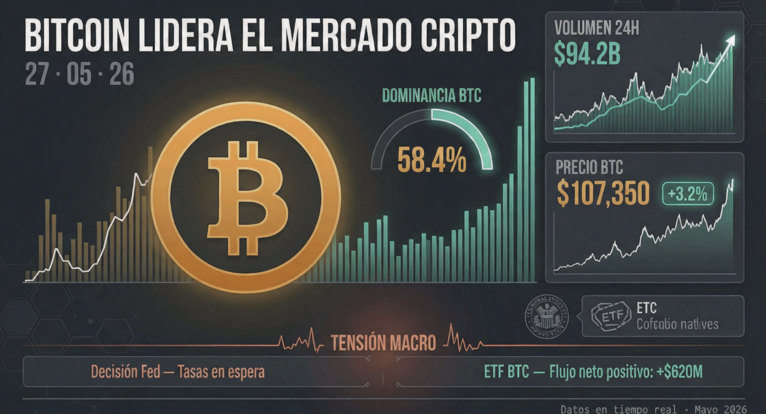 Bitcoin sacude el mercado cripto: 7 señales esenciales hoy bitcoin