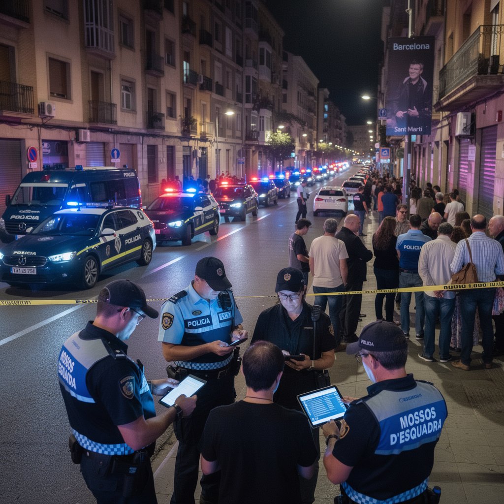 Impactante operativo policial en Sant Martí: 150 identificados y más de 1.100 antecedentes criminales Sant Martí