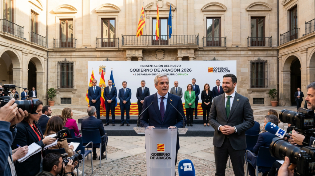 nuevo Gobierno de Aragón PP Vox